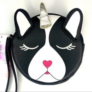 Luv Betsey Puppy Unicorn Wristlet Coin Purse